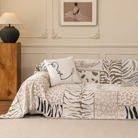 Scandinavian Mosaic Chenille Sofa Cover