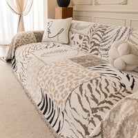 Scandinavian Mosaic Chenille Sofa Cover