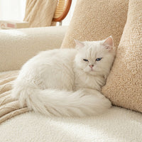 CozyTeddy Full-Encasing Stretch Sofa Slipcover