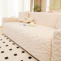 CozyWeave Plush Full-Encasing Stretch Sofa Slipcover