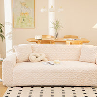 CozyWeave Plush Full-Encasing Stretch Sofa Slipcover