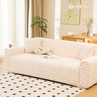 CozyWeave Plush Full-Encasing Stretch Sofa Slipcover