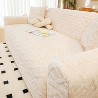 CozyWeave Plush Full-Encasing Stretch Sofa Slipcover