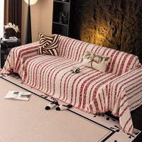 Softline Woven Striped Chenille Sofa Cover