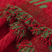 Festive Plaid Chenille Scratch-Resistant Sofa/Couch Cover