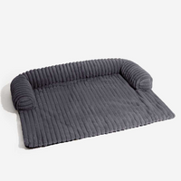 Fluffy Bolster Dog Couch Cover & Sofa Blanket