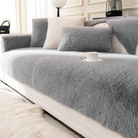 Nordic Mink Plush Nonslip Sofa/Couch Cover