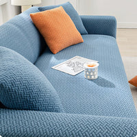 WeaveLux Stretch Full-Cover Sofa Slipcover