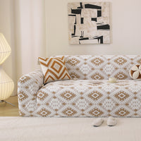 BohoWeave KnitFlex Full-Cover Sofa Slipcover