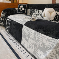 Luxe Patchwork Chenille Sofa Cover