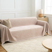 Smooth Mocha Sofa Cover