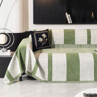 Modern Stripe Chenille Scratch-Resistant Sofa/Couch Cover