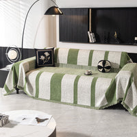 Modern Stripe Chenille Scratch-Resistant Sofa/Couch Cover
