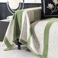 Modern Stripe Chenille Scratch-Resistant Sofa/Couch Cover