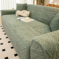 CozyWeave Plush Full-Encasing Stretch Sofa Slipcover