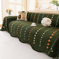 Retro Starlight Textured Chenille Sofa Cover
