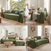 Durable Pet Friendly Herringbone Sofa/Couch Cover