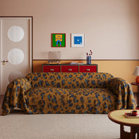 Wild Leopard Faux-Linen Scratch-Resistant Sofa/Couch Cover