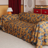 Wild Leopard Faux-Linen Scratch-Resistant Sofa/Couch Cover