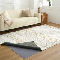 Easy Clean Washable Rug Modern Tribal Desert Flow Design Durable Spillproof Pet-Friendly Non-Slip Pad Living Room Area Rug