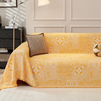 Gemometric Tribal Soft Pastel Pet-Friendly Multi-Purpose Minimalist Vintage Sofa Cover