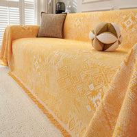 Gemometric Tribal Soft Pastel Pet-Friendly Multi-Purpose Minimalist Vintage Sofa Cover