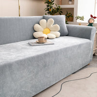 VelourNest Chenille Full-Cover Stretch Sofa Slipcover