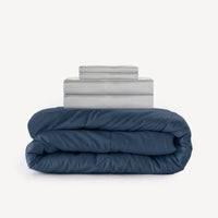 Back-to-School Pure Bamboo Bedding Bundle Bamboo Sheet Set + Bamboo Duvet