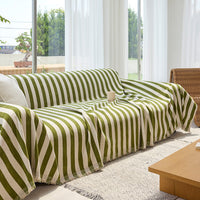 Nordic Stripe Chenille Sofa Cover