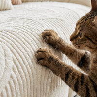Cozy Wave Plush Nonslip Sofa/Couch Cover