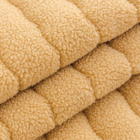 Cozy Ribbed Sherpa Nonslip Sofa/Couch Cover
