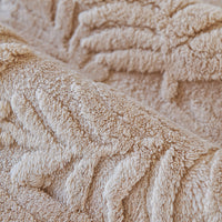 Plush Leaf Chenille Nonslip Sofa Cover