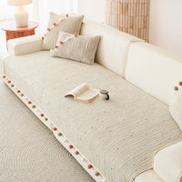 Playful Dots Chenille Nonslip Sofa/Couch Cover