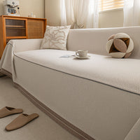 Elegant Chevron Chenille Scratch-Resistant Sofa/Couch Cover