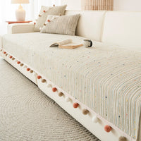 Playful Dots Chenille Nonslip Sofa/Couch Cover