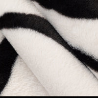 Zebra Pattern Faux Fur Nonslip Sofa Cover