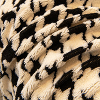 Cozy Houndstooth Plush Sofa/Couch Cover