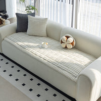 Retro Flannel Plush Nonslip Sofa/Couch Cover