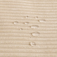 Ribbed Stripe Spill-Resistant Chenille Sofa Cover