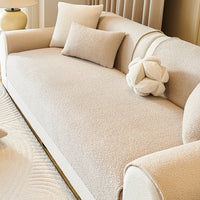 Cozy Plush Fleece Nonslip Sofa/Couch Cover