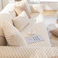 Cloud Pebble Plush Nonslip Sofa/Couch Cover