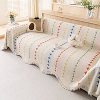 Retro Starlight Textured Chenille Sofa Cover