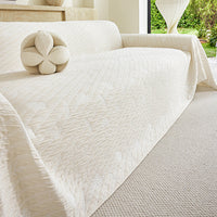 Botanical Quilted Gauze Sofa Cover
