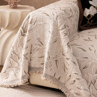 Vintage Plush Botanical Warm Thickened Sofa Cover