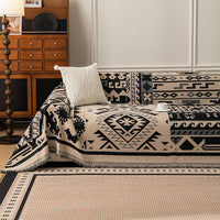 Nordic Geometric Tassel Sofa Cover