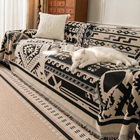Nordic Geometric Tassel Sofa Cover