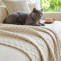 Breeze Lattice Ice Silk Sofa Cover