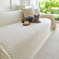 Breeze Lattice Ice Silk Sofa Cover