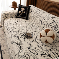 Cozy Bloom Plush Anti-Scratch Sofa/Couch Cover