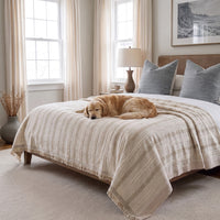 Scandinavian Stripe Chenille Sofa Cover